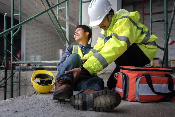פציעה קשה באתר בנייה