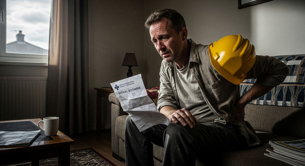 פועל שאינו מסוגל לעבוד עקב פגיעה גופנית תביעת אובדן כושר עבודה